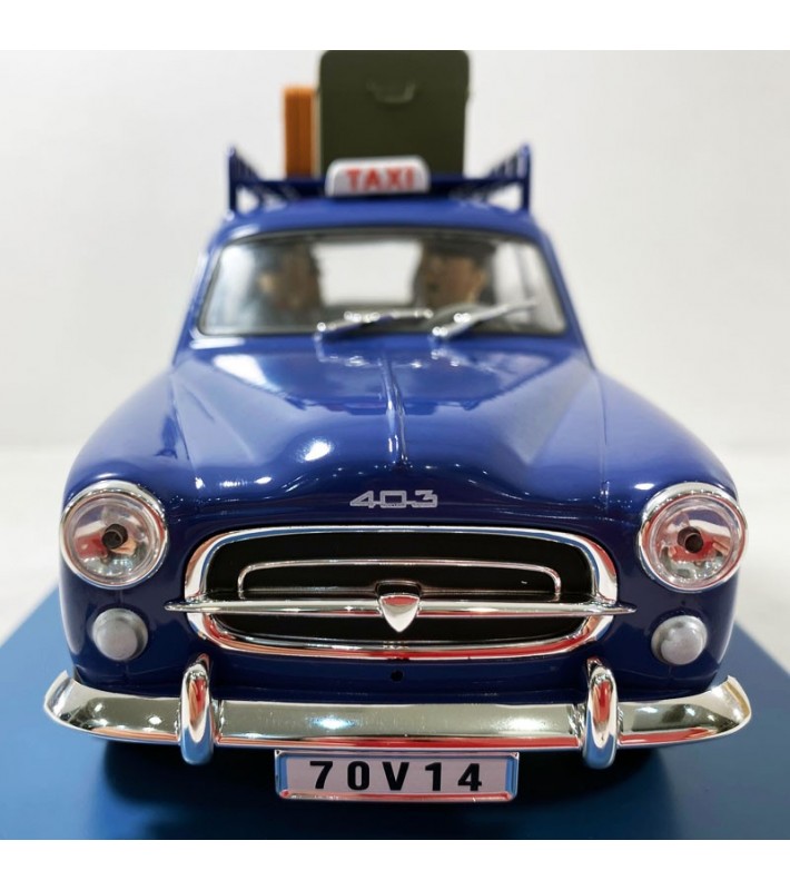 Coche escala 1/24 del taxi de Moulinsart